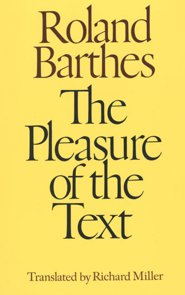 pleasure of the text